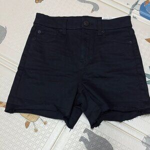 Women's Black Denim Shorts